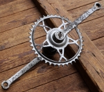 Tretlager OPEL, für Tourenrad, orig. 30er Jahre, verchromt, Glockenlager, gebr. 