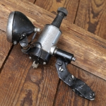 SILUMA Lichtanlage für Schweizer Militärrad, Dynamo-Scheinwerfer Kombinationen, orig. 30-50er J., gebr. 