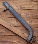 Kettenschutz HASSIA, Länge ca. 54 cm, orig. 30er J., schwarz überstrichen, passend für OPEL, gebr. 