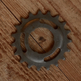 Ritzel 1/2 x 3/32  Steckausführung, "Z=19", anthrazit oder silberfarben, passend für F&S Torpedo- u. div. weitere Freilaufnaben  