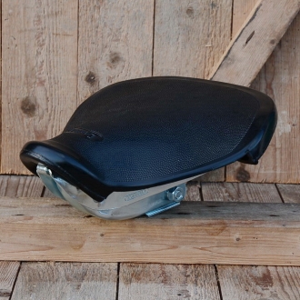 Denfeld Moped Schwingsattel, schwarz, stabil und sehr komfortabel, aufwändig gefertigt 