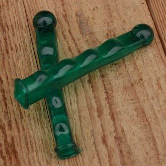 Hebelüberzug mit Kugel, passend für alle Hebelsorten, grün, orig. 60/70er Jahre, L=130mm 
