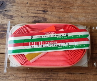 Lenkerband "AMBROSIO", rot, leicht genarbt, klassisches Lenkerband der 80/90er Jahre, NOS    