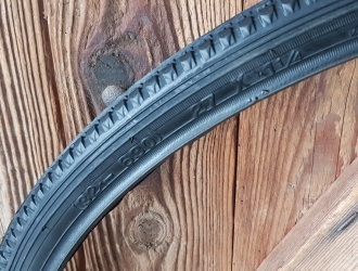Fahrrad Reifen, klassisches Modell in Neuauflage,  27" x 1 1/4, (32-630), schwarz  
