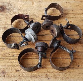 Bandfeststeller für Gabelschaftklemmung, ähnlich Abbildung, gebraucht 