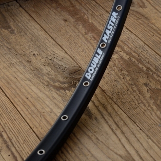 Fahrradfelge, SCHÜRMANN, Double Master, 28" (622-13), schwarz eloxiert, Aluminium, Hohlkammer, gepunzt, 36Loch,  