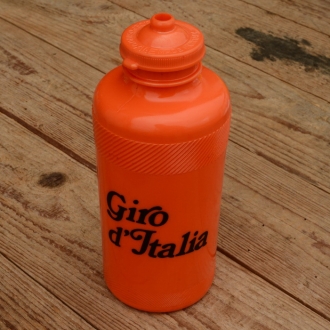 Trinkflasche "GIRO D`ITALIA", orange, Kunststoff, orig. Altbestand, NOS 
