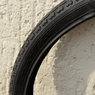 Fahrrad Reifen  20 x 1.75 (47-406), schwarz, klassisches Profil f. Klapprad, Kinderrad  etc. 