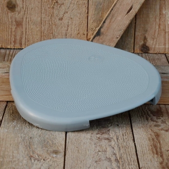 Satteldecke für "Wittkop"  Moped Schwingsattel, Gummi, grau, paßt auch für andere Sattelfabrikate 