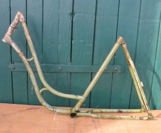 Fahrradrahmen "Bergsteiger" Damenausführung, 50er Jahre, 28 Zoll 