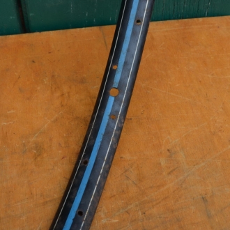 Wulstfelge 26 x 1 ½, 36-loch, Breite 33 mm, Linierung blau/weiß 