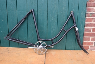 Fahrradrahmen "Miele Mondia" 26 Zoll (Vollballon 26 x 2,00), Rahmenhöhe 55 cm, 
