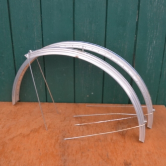 Schutzblechsatz 26 Zoll, Feran-Bleche Alu, Damenausführung 