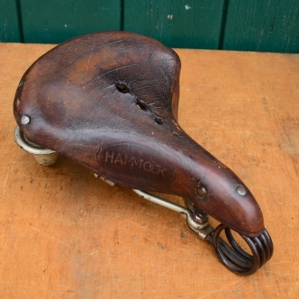 Sattel "Hammock" Herrensattel, 20er Jahre, mittelbraun 