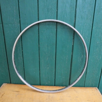Felge für Drahtbereifung "Weinmann" 28 Zoll (622-20), Edelstahl gepunzt, 36 Loch, Breite 28 mm, NOS 