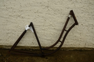 Fahrradrahmen "Opel", 30er Jahre, Muffenlos, 28 Zoll, Rahmenhöhe = 50 cm 