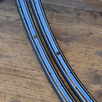 Felgensatz f. Wulstbereifung 24 Zoll, (24 x 1 ½), 36-Loch, original alter Lagerbestand, ggf. leichte Patina 