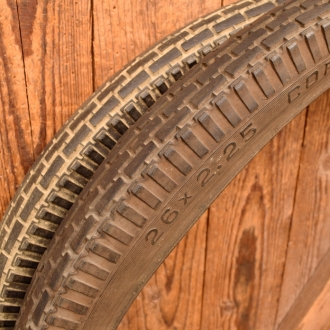 Paar Reifen Motorrad, PHOENIX HARBURG, 26 x 2,26, 30er J., schwarz, gebraucht gem. Bildern 