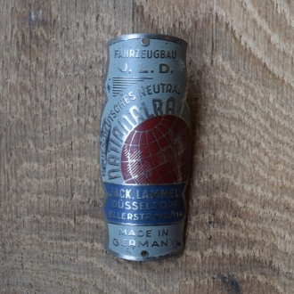 Steuerkopfschild Nationalrad, 30er Jahre, Originalschild aus Sammlungsbestand 