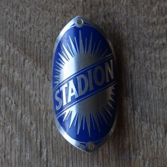 Steuerkopfschild Stadion, 30-50er Jahre, Originalschild aus Sammlungsbestand 