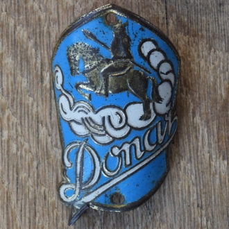 Steuerkopfschild DONAR, 50er Jahre, Originalschild aus Sammlungsbestand 