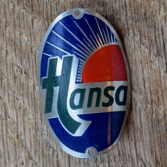 Steuerkopfschild HÖHENSTAUFEN, 50er Jahre, Originalschild aus Sammlungsbestand 