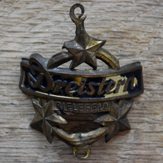 Steuerkopfschild DREISTERN, 50er Jahre, Originalschild aus Sammlungsbestand 