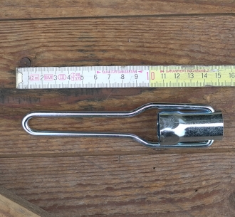 Kerzenschlüssel, kurze Ausf. , klappbar für Werkzeugtasche, SW=21mm, passend f. Standardkerzen 14 mm 