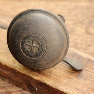 Fahrrad/Moped Klingel, orig. WW2 40er Jahre, schwarz lackiert, gebr. 