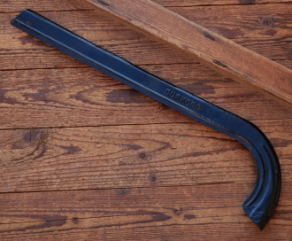 Kettenschutz, DÜRKOPP, schwarz, Länge ca. 53 cm, orig. 30er-50er J., gebr. 