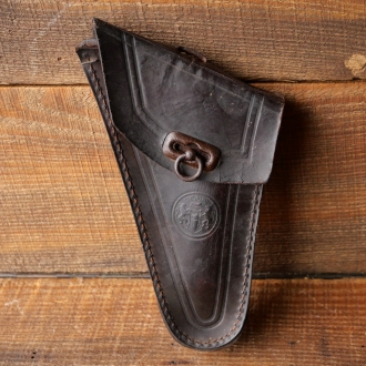 Werkzeugtasche für Damenrad, Leder braun, original 20er/30er Jahre, gebr. 