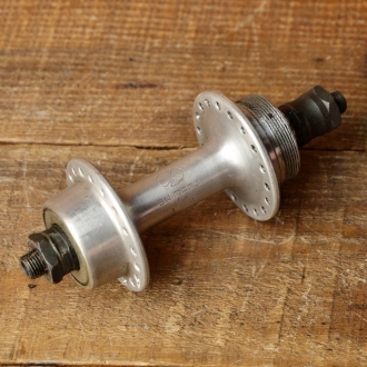 Nabe Hinterrad Fahrrad, SHIMANO, für Rennrad, original 70er/frühe 80er J., Alu, gebr. 