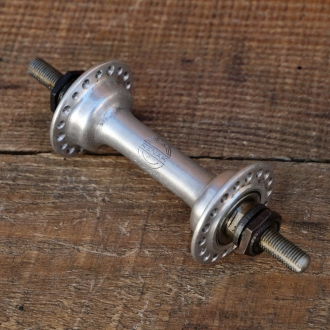 Nabe Vorderrad Fahrrad, RENAK, Alu, DDR 70er/80er J., Einbaumaß ca. 98 mm, 36 Loch, NOS 