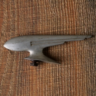 Schutzblechfigur OPEL, Alu, original 30er Jahre, gebr. 