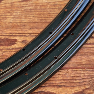 Felgensatz, 28 Zoll (622), schwarz, 30er-50er J., gebr. 