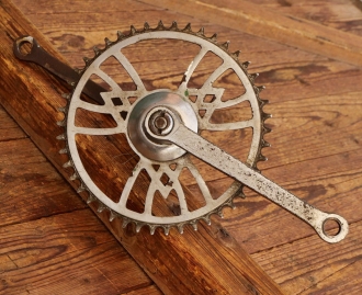 Tretlager VICTORIA, für Tourenrad, orig. 30er J., verchromt, Glockenlager, gebr. 