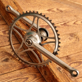 Tretlager RENAK, universal für Tourenrad, orig. DDR 50er-80er J., verchromt, Glockenlager, gebr. 