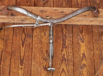 Fahrradlenker, passend für Tourenrad 30er J., verchromt, hochwertige Ausführung, gebr. 