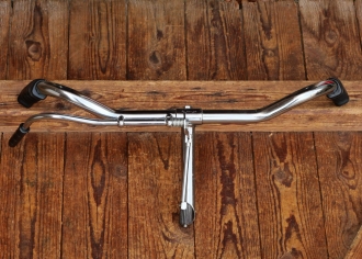 Fahrradlenker ITM für Tourenrad, original 90er Jahre, verchromt, für Gestängebremse vorn, NOS 