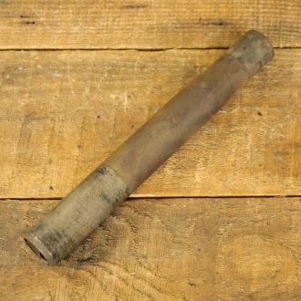 Sattelstütze, Kerze, WW2, 40er J., schwarz lackiert, Durchmesser ca. 24 mm, gebr. 