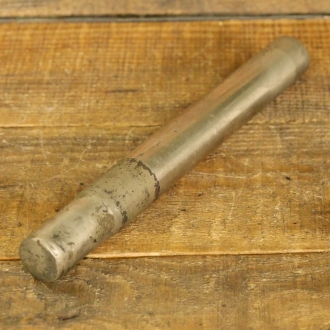 Sattelstütze, Kerze, oben geschlossen, für Rennrad 20er/30er J., vernickelt, Durchmesser ca. 24 mm, gebr. 