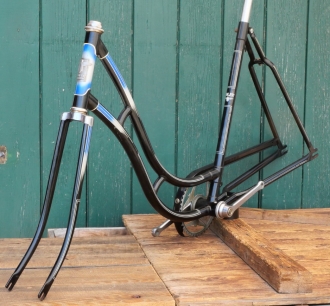 Fahrradrahmen ADLER, für Tourenrad, Damen, 28 Zoll, Stahl, 50er J., NOS 