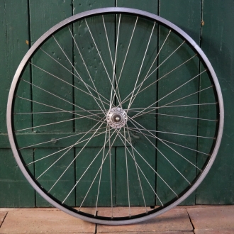 Vorderrad RIGIDA, 26 Zoll(559), Alu, schwarz, für Drahtreifen, SACHS V3 Nabe, gebr. 