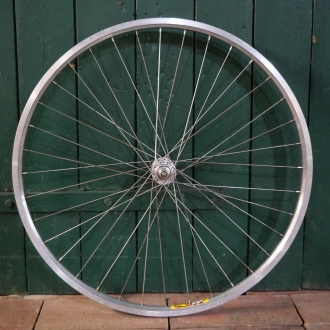 Vorderrad, WEINMANN ZAG 19, 26 Zoll (559), Alu, Hohlkammer, für Drahtreifen, QUANDO-Nabe, NOS 