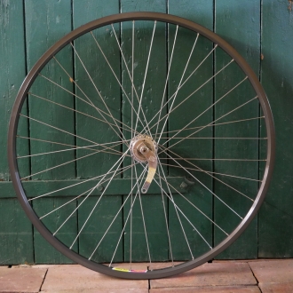 Hinterrad, 28 Zoll (622), für Tourenrad, REGIDA Laser 400 Alu-Felge, F&S 3-Gang Nabe, gebr. 