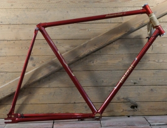 Fahrradrahmen RALEIGH für Hollandrad, Herren, 28 Zoll, Stahl, 70er/80er J., weinrot-metallic, NOS 