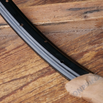 Felge KRONPRINZ für Drahtreifen Fahrrad, 28 x 1.75 (622 mm), schwarz, Breite ca. 35 mm, 36 Loch, NOS 