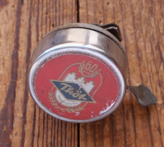 Fahrrad/Moped Klingel TÖDT/Frankfurt, orig. 1950er/60er Jahre, verchromt/Lack, gebr. 