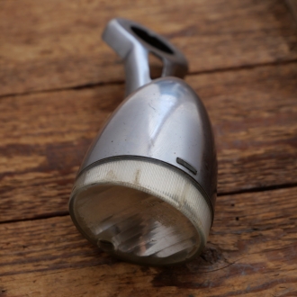 Scheinwerfer Rula, für Fahrrad, DDR orig. 70er/80er J., chrom, gebr. 