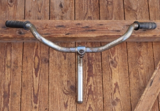 Fahrradlenker, original 50er/60er Jahre, verchromt, für Sportrad, gebr. 
